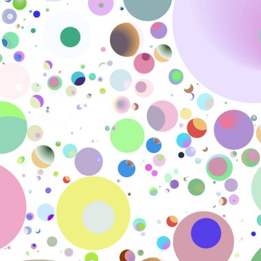 Çok renkli geometrik daire arka plan seamless modeli.