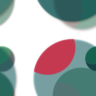 Daire saydam arka plan - eğilim seamless modeli.