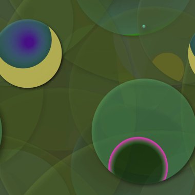 Çok renkli geometrik daire arka plan seamless modeli.