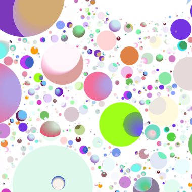 Çok renkli geometrik daire arka plan seamless modeli.