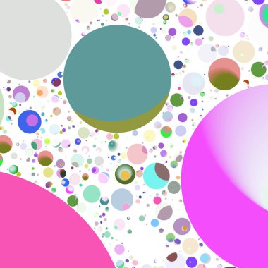 Çok renkli geometrik daire arka plan seamless modeli.