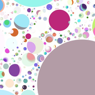 Daire saydam arka plan - eğilim seamless modeli.