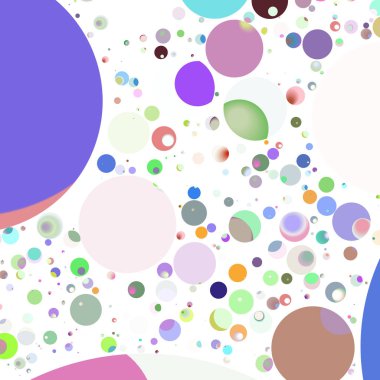 Daire saydam arka plan - eğilim seamless modeli.