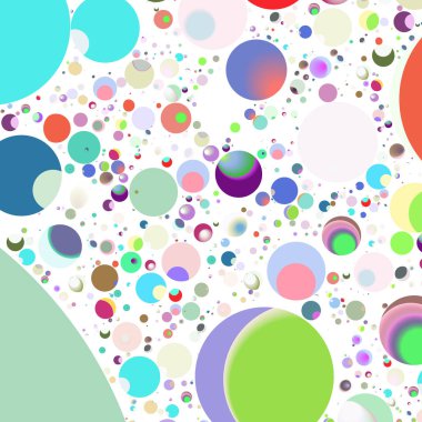 Daire saydam arka plan - eğilim seamless modeli.