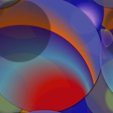 Çok renkli geometrik daire arka plan seamless modeli.