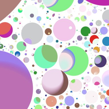 Daire saydam arka plan - eğilim seamless modeli.