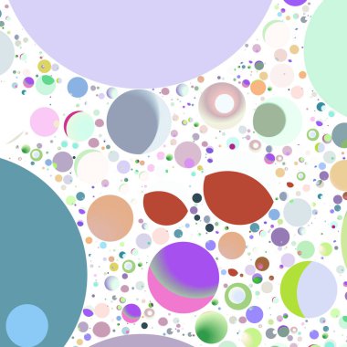 Çok renkli geometrik daire arka plan seamless modeli.