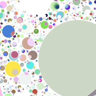 Çok renkli geometrik daire arka plan seamless modeli.