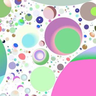 Çok renkli geometrik daire arka plan seamless modeli.