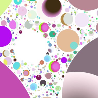 Çok renkli geometrik daire arka plan seamless modeli.