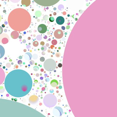 Daire saydam arka plan - eğilim seamless modeli.