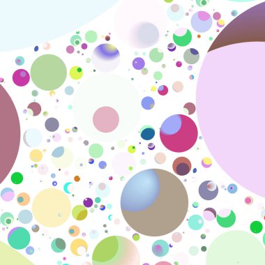 Daire saydam arka plan - eğilim seamless modeli.