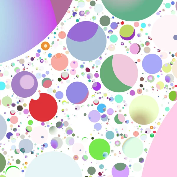 Multicolore Cercle Géométrique Abstrait Fond Motif Sans Couture — Photo