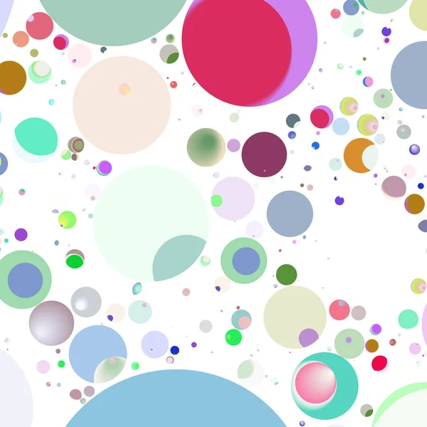 Círculo Geométrico Multicolorido Abstrato Fundo Sem Costura Padrão — Fotografia de Stock