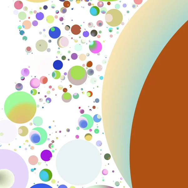 Veelkleurige Meetkundige Cirkel Abstracte Achtergrond Naadloze Patroon — Stockfoto