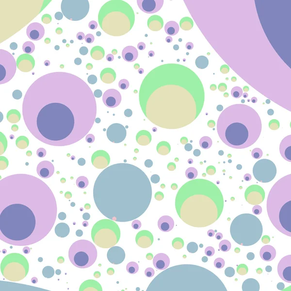 Multicolor geometric circle abstract background seamless pattern.