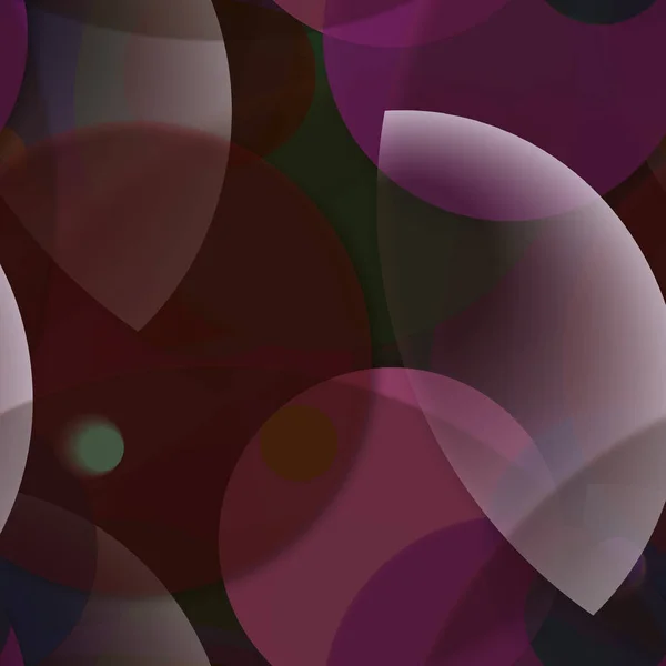 多色の幾何学的円抽象的な背景のシームレス パターン — ストック写真
