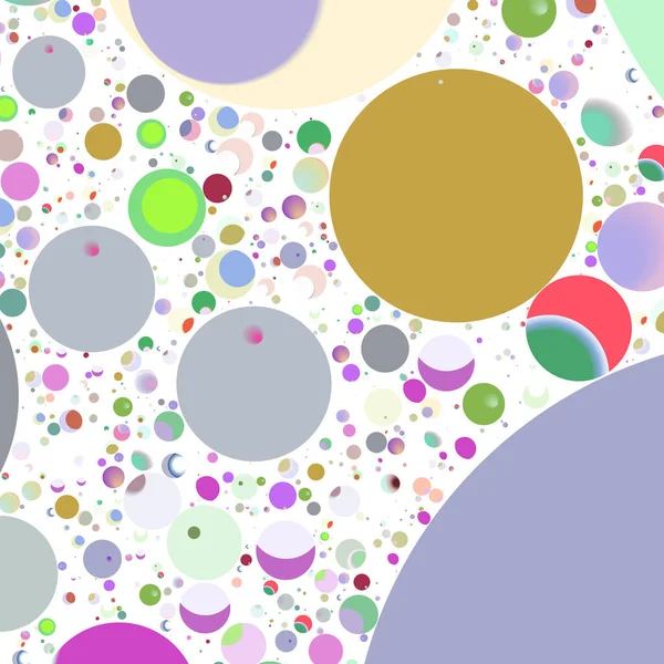 Multicolor Círculo Geométrico Abstrato Fundo Sem Costura Padrão — Fotografia de Stock