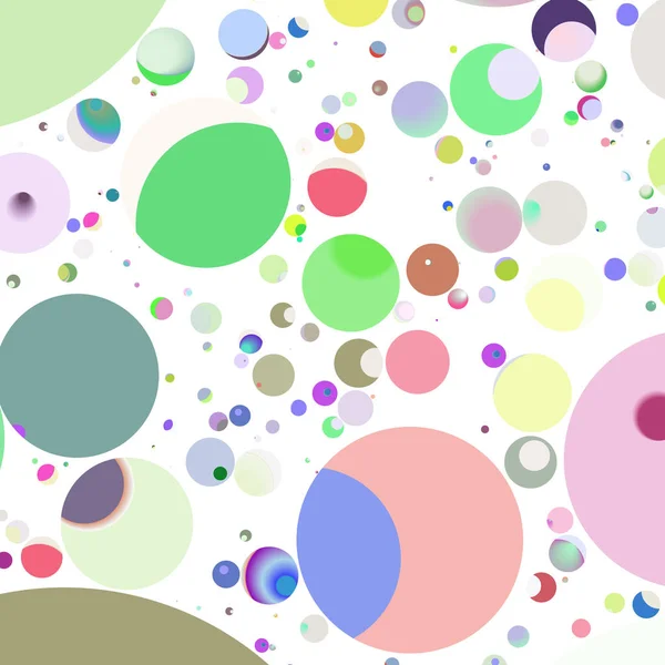 Mehrfarbige Geometrische Kreis Abstrakten Hintergrund Nahtlose Muster — Stockfoto