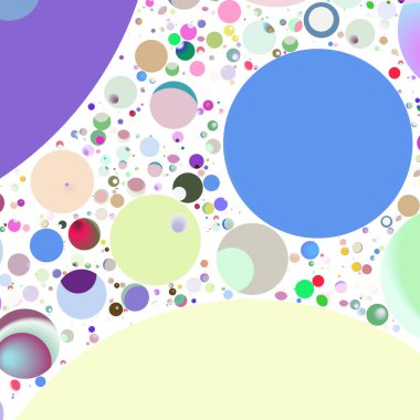 Çok renkli geometrik daire arka plan seamless modeli.