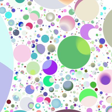 Çok renkli geometrik daire arka plan seamless modeli.