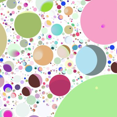 Çok renkli geometrik daire arka plan seamless modeli.