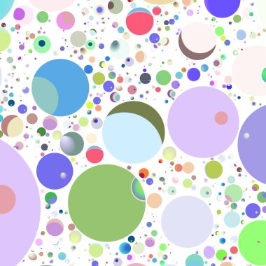 Daire saydam arka plan - eğilim seamless modeli.