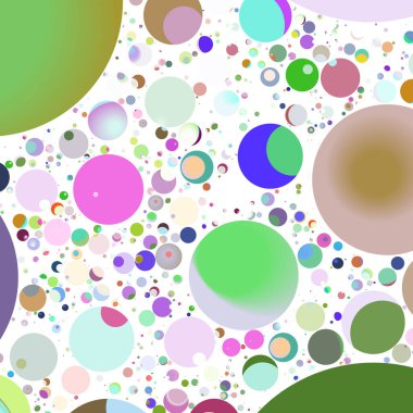 Daire saydam arka plan - eğilim seamless modeli.