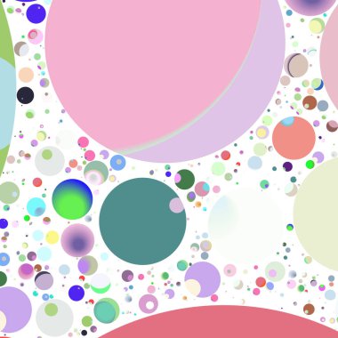 Çok renkli geometrik daire arka plan seamless modeli.