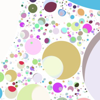 Çok renkli geometrik daire arka plan seamless modeli.