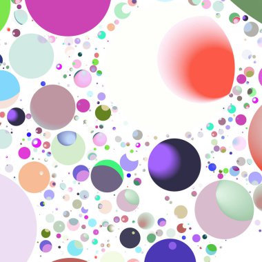Çok renkli geometrik daire arka plan seamless modeli.