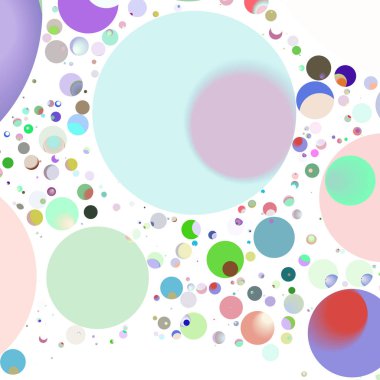 Çok renkli geometrik daire arka plan seamless modeli.