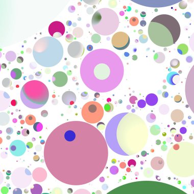 Çok renkli geometrik daire arka plan seamless modeli.