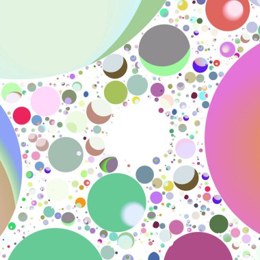 Çok renkli geometrik daire arka plan seamless modeli.