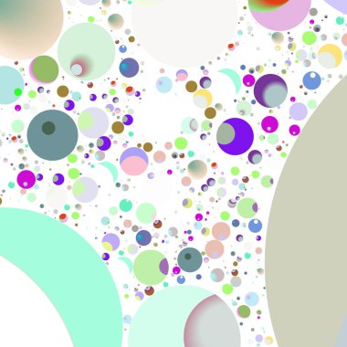 Daire saydam arka plan - eğilim seamless modeli.