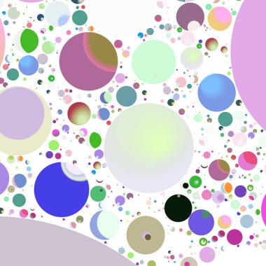 Çok renkli geometrik daire arka plan seamless modeli.