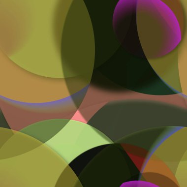 Çok renkli geometrik daire arka plan seamless modeli.