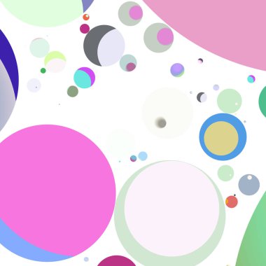 Çok renkli geometrik daire arka plan seamless modeli.