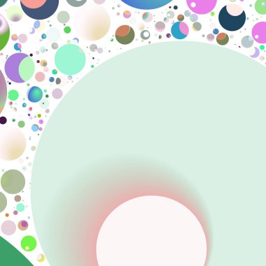 Çok renkli geometrik daire arka plan seamless modeli.