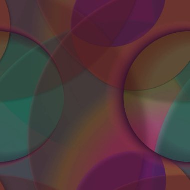 Daire saydam arka plan - eğilim seamless modeli.