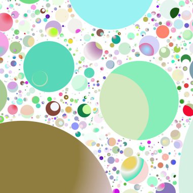 Çok renkli geometrik daire arka plan seamless modeli.