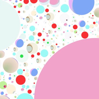 Çok renkli geometrik daire arka plan seamless modeli.