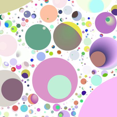 Çok renkli geometrik daire arka plan seamless modeli.