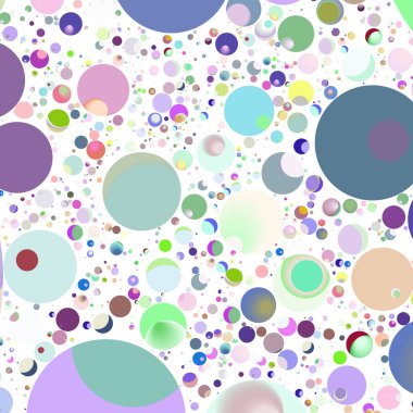 Daire saydam arka plan - eğilim seamless modeli.