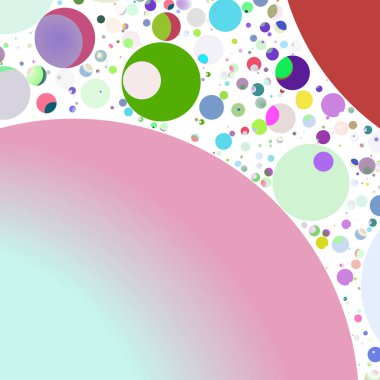 Çok renkli geometrik daire arka plan seamless modeli.
