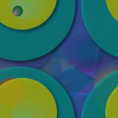 Çok renkli geometrik daire arka plan seamless modeli.
