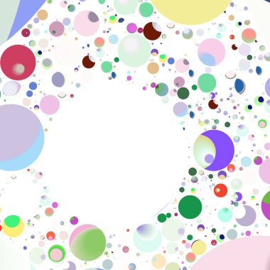 Çok renkli geometrik daire arka plan seamless modeli.