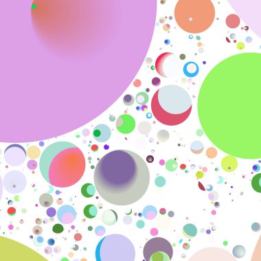 Çok renkli geometrik daire arka plan seamless modeli.