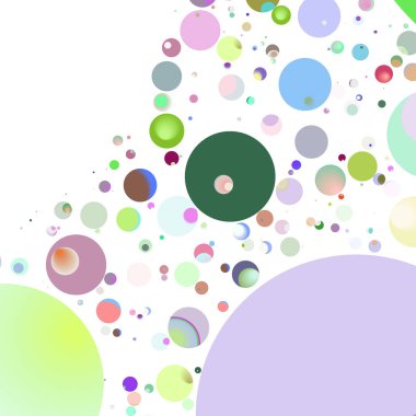 Çok renkli geometrik daire arka plan seamless modeli.