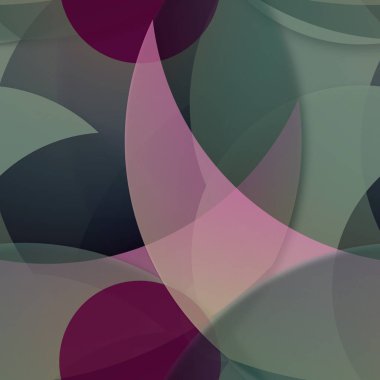 Çok renkli geometrik daire arka plan seamless modeli.